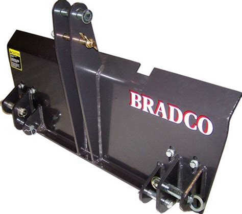 bradco 3-point to skid steer adapter near|3 point skid steer attachment.